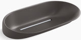 SVEDA TM OVAL TABLE TOP WASH BASIN - KOHLER LUXURY -  ( THUNDER GREY - LUXURY - 663x425 mm - 26.52inchX17inch )