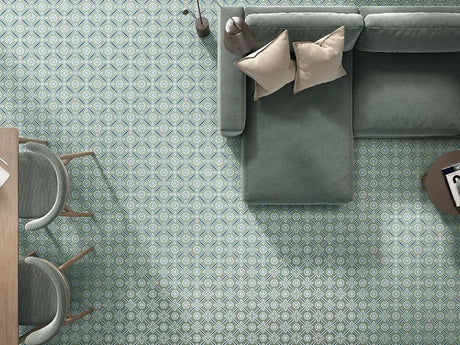 BLOOM OLIVE MATT - SIMPOLO-TILES -  (  - TINY TILE MATT - 198x198 mm - 7.8inchX7.8inch )