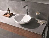 AIRIO VSL BASIN 45 W/ PUSH-OPEN IN - GROHE -  ( WHITE - G5 - 0x600 mm - 0inchX24inch )