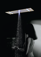 HYDRA LED CEILING SHOWER 4 FLOW WITH INST KIT - LUXELET -  ( ORANGE - MIK - 900x300 mm - 36inchX12inch )
