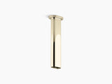 STATEMENT TM 254 MM CEILING-MOUNT TWO-FUNCTION RAINHEAD ARM AND FLANGE - KOHLER PREMIUM -  ( VIBRANT FRENCH GOLD - PREMIUM - 0x15 mm - 0inchX0.5inch )
