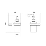 LOTION DISPENSER WALL MOUNTED-RECTANGULAR - VIKING -  ( ROSE GOLD -  - 0x0 mm - 0inchx0inch )