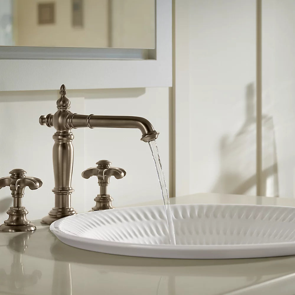 DERRINGTM CARILLONTM -HANDCRAFTED CERAMICS COUNTER - KOHLER LUXURY -  ( TRANSLUCENT WHITE - LUXURY - 449x449 mm - 17.96inchX17.96inch )