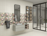 8072 HL - INDIAN TILES -  (  - BLACKBERRY GLOSSY - 600x300 mm - 24inchX12inch )