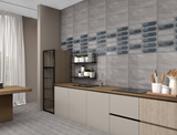 8080 HL - INDIAN TILES -  (  - BLACKBERRY GLOSSY - 600x300 mm - 24inchX12inch )