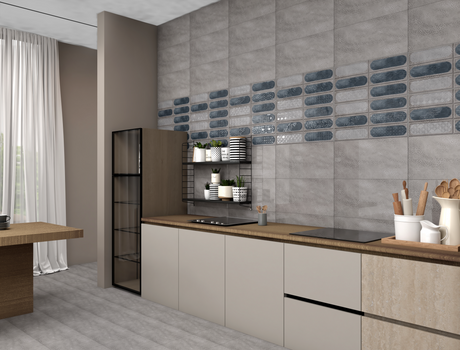 8080 HL - INDIAN TILES -  (  - BLACKBERRY GLOSSY - 600x300 mm - 24inchX12inch )