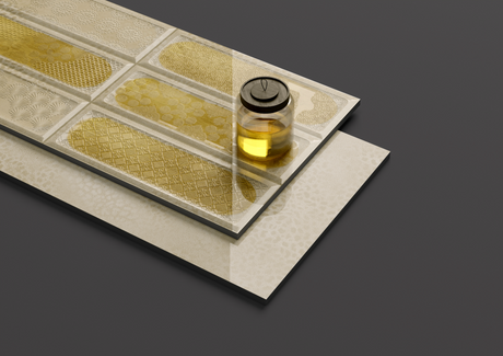 8084 HL - INDIAN TILES -  (  - BLACKBERRY GLOSSY - 600x300 mm - 24inchX12inch )