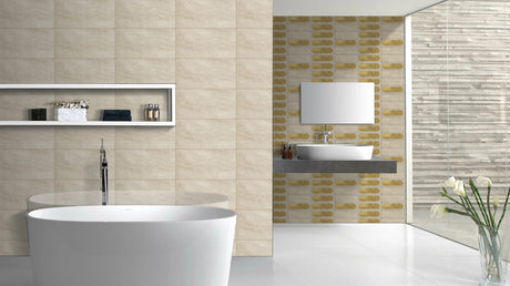 8084 L - INDIAN TILES -  (  - BLACKBERRY GLOSSY - 600x300 mm - 24inchX12inch )