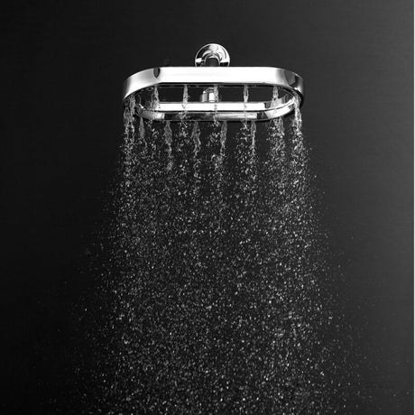 RAIN SHOWER OVAL RING - VIKING -  ( CHR -  - 240x15 mm - 9.6inchX0.6inch )