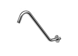 SHOWER ARM S SHAPE - VIKING -  ( POLISHED  CHROME -  - 0x15 mm - 0inchX0.6inch )