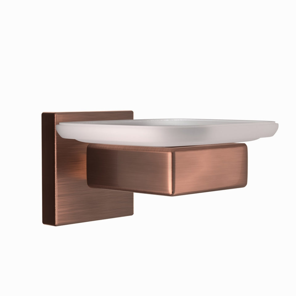 SOAP DISH HOLDER- JAQUAR FAUCETS - ( ANTIQUE COPPER - ACC. KUBIX PRIME - 0x0 mm - 0inchX0inch )