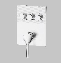 AQUANT Single Lever Diverter 3 Outlet Chrome | SKU 2649 CP – chabsons