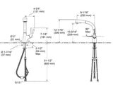KITCHEN SINK FAUCET - KOHLER PREMIUM -  ( VAIBRANT STAINLESS - PREMIUM - 0x15 mm - 0inchX0.5inch )