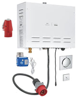 F-DIGITAL DELUXE STEAM GENERATOR 9.9 KW WITH STEAM OUTLET AND TEMPERATURE SENSOR - GROHE -  (  - G7 - GROHE F-DIGITAL - 0x0 mm - 0inchX0inch )