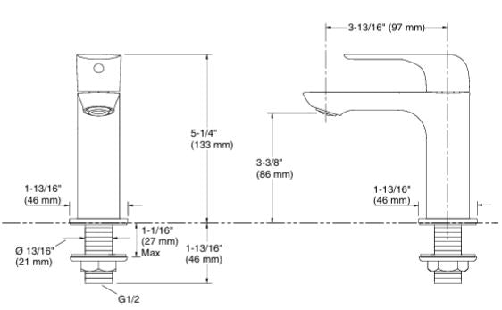 FORE LINE PILLAR TAP - KOHLER POPULAR - ( POLISHED CHROME - POPULAR - 0x0 mm - 0inchX0inch )