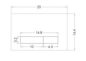 FLUSH PLATE LOOP NEO - HINDWARE FAUCETS -  ( BLACK-GLAMOUR - HUES-ADDONS - 0x0 mm - 0inchx0inch )