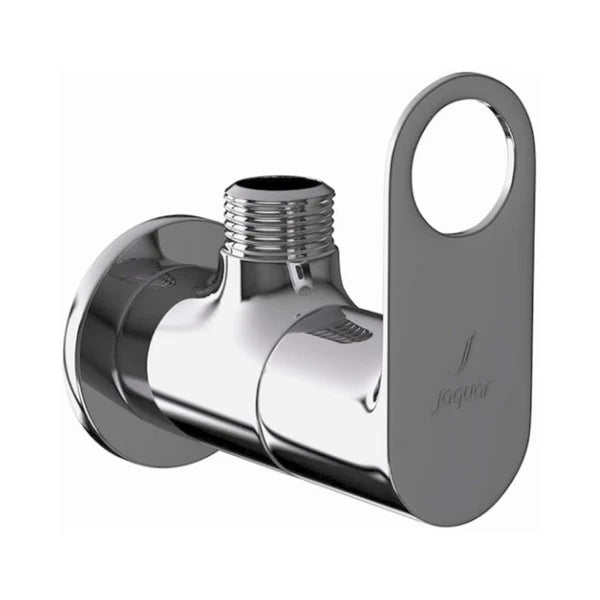 ANGULAR STOP COCK WITH WALL FLANGE - JAQUAR FAUCETS -  ( BLACK CHROME - ORNAMIX PRIME - 0x15 mm - 0inchX0.5inch )