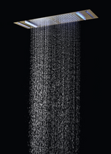 HYDRA LED CEILING SHOWER 4 FLOW WITH INST KIT - LUXELET -  ( ORANGE - MIK - 900x300 mm - 36inchX12inch )