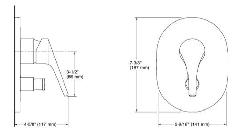 VIVE AT235 RBS TRIM - KOHLER PREMIUM -  ( VIBRANT FRENCH GOLD - PREMIUM - 0x0 mm - 0inchX0inch )