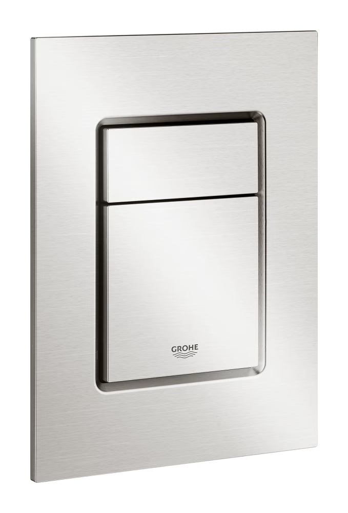 SKATE COSMOPOLITAN S FLUSH PLATE - GROHE -  ( SUPERSTEEL - G4 - SKATE COSMOPOLITAN - 130x172 mm - 5.2inchX6.88inch )