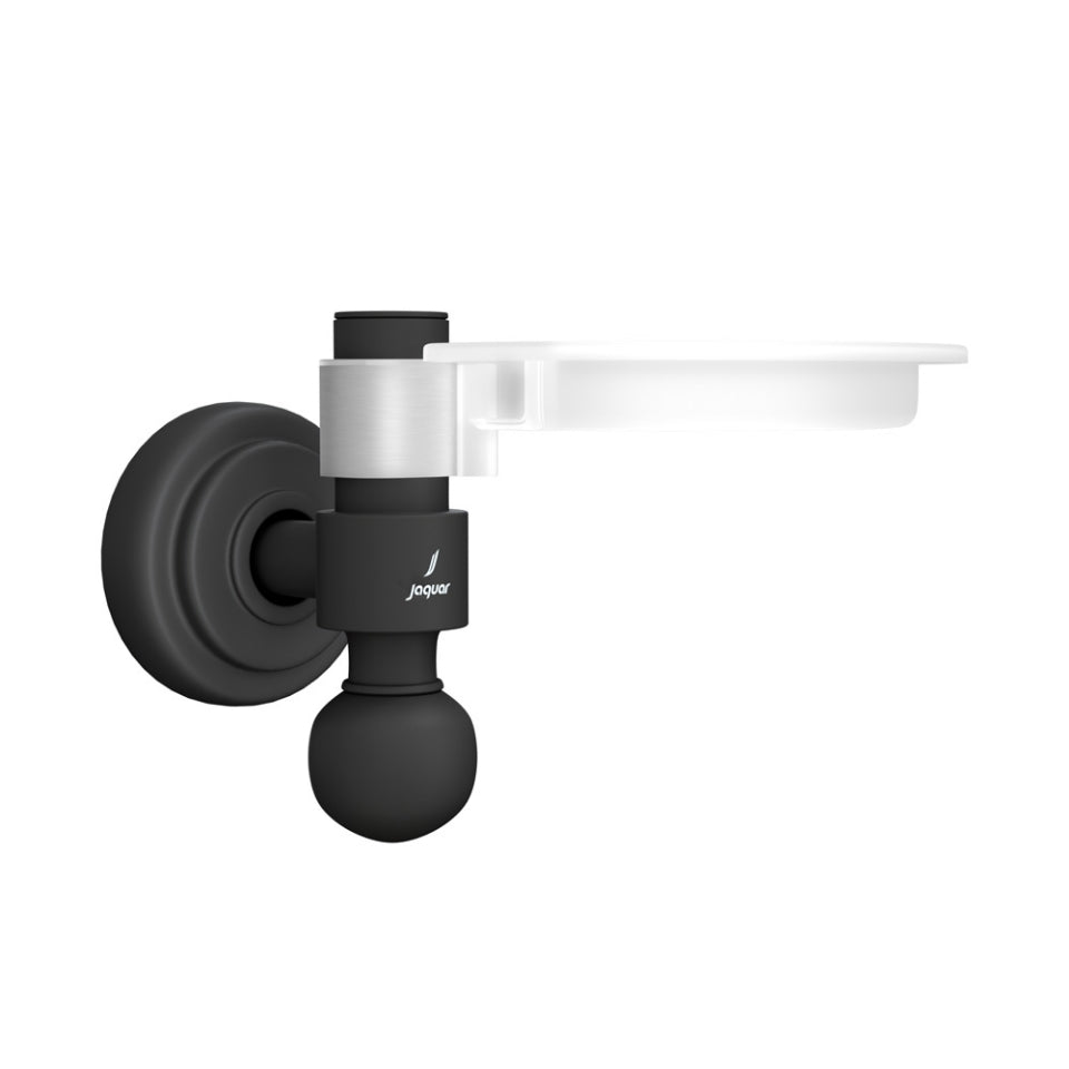 SOAP DISH(POLYURETHENE) - JAQUAR FAUCETS - (BLACK MATT - QUEENS ACC. - 0x0 mm - 0inchX0inch)