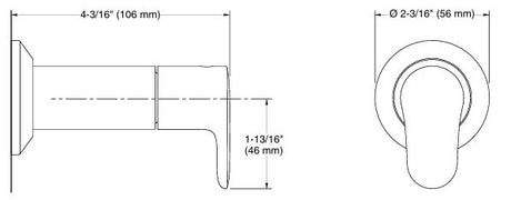 CONCSTOP COCK TRIM FOR 20MM/15MM - KOHLER POPULAR -  ( ROSE GOLD - POPULAR - 0x0 mm - 0inchX0inch )