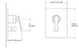 FLUENCE + TM AT235 TRIM + VALVE - KOHLER PREMIUM -  ( VIBRANT BRUSHED BRONZE - PREMIUM - 0x15 mm - 0inchX0.5inch )