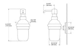 CRUZ-SOAP GLASS DISPENSER W/HOLDER - KOHLER PREMIUM -  ( POLISHED CHROME - PREMIUM - 0x0 mm - 0inchX0inch )