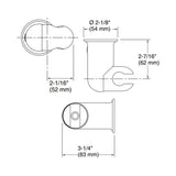 COMPLEMENTARY-HANDSHOWER BRACKET - KOHLER POPULAR -  ( BRUSHED BRONZE - POPULAR - 0x0 mm - 0inchX0inch )