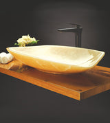 ONYX STONE WASH BASIN - AQUANT - ( STELLA GOLD - - 700x390 mm - 28inchX16inch )