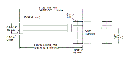 CONTEMPORARY ROUND BOTTLE TRAP - KOHLER LUXURY -  (  - LUXURY - 0x0 mm - 0inchx0inch )