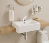 WASH BASIN TABLE TOP/WALL MOUNT ENIGMA - HINDWARE -  ( STAR WHITE - ITALIAN - 520x460 mm - 20.5inchX18inch )