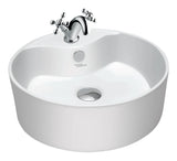 (PRUN) WASH BASIN SOLITAIRE TULIP - HITAR WHITE - ITALIAN - 0x460 mm - 0inchX18.4inch )NDWARE -  ( S