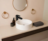 WASH BASIN TABLE TOP MAGRO R - HINDWARE -  ( STAR WHITE - ITALIAN - 410x410 mm - 16inchX16inch )