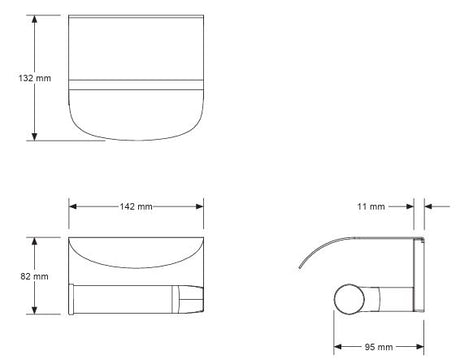 AVID-TISSUE HOLDER W/COVER - KOHLER LUXURY -  ( POLISHED CHROME - LUXURY - 0x0 mm - 0inchx0inch )