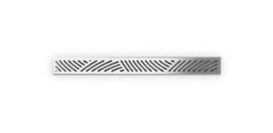FLOOR DRAIN - KOHLER LUXURY -  ( POLISHED CHROME - LUXURY - 0x600 mm - 24inchX0inch )