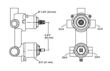 AQUATURBO-CONC HI-FLOW VALVE - KOHLER PREMIUM -  ( MATT BLACK - PREMIUM - 0x0 mm - 0inchX0inch )