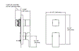 AQUA TURBO 360 COMPLEMENTARY SQUARE TRIM - KOHLER PREMIUM -  ( POLISHED CHROME - PREMIUM - 0x0 mm - 0inchX0inch )