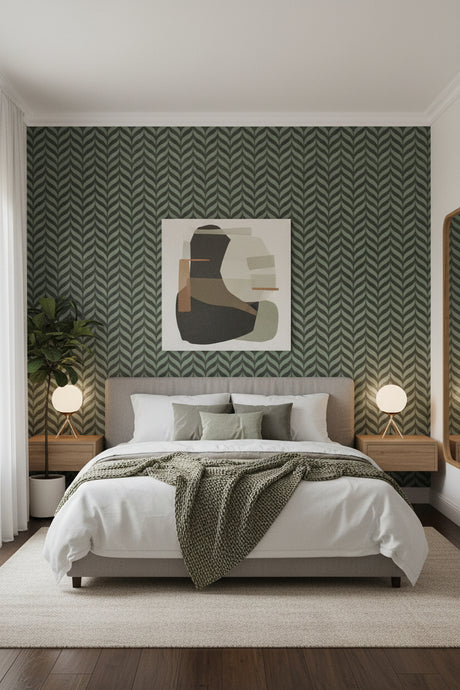 BRAZZIL GREEN WAVES DECOR HL - INDIAN TILES - ( - CRIST DECOR - 1200x600 mm - 48inchX24inch )