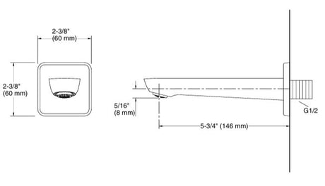 FORE BATH SPOUT W/O DIVERTER - KOHLER POPULAR - (VIBRANT FRENCH GOLD - POPULAR - 0x0 mm - 0inchx0inch)
