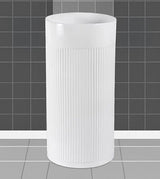 FLOOR MOUNTED WASH BASIN - AQUANT - ( GLOSSY WHITE - - 410x850 mm - 16.4inchX34inch )