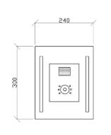 TOUCH DISP W/SPEAKERS 30X24 8/6/4.5/3KW - ARTIZE WELLNESS -  ( WHITE -  - 0x0 mm - 0inchX0inch )