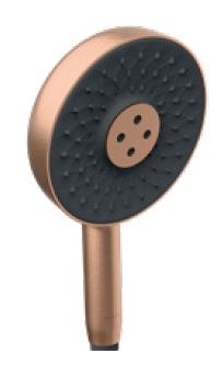 STATEMENT ROUND 3FUNCTION HANDSHOWER W/WATERMIND TECH  W/O HOSE - KOHLER PREMIUM -  ( BRUSHED ROSE GOLD - PREMIUM - 0x15 mm - 0inchX0.5inch )