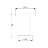 ROBE HOOK - JAQUAR FAUCETS - ( GOLD BRIGHT PVD - ACCESSORIES - 0x0 mm - 0inchX0inch )