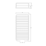 SHOWER BASKET LARGE - JAQUAR FAUCETS -  ( CHROME - CONTINENTAL ACC. - 0x0 mm - 0inchx0inch )