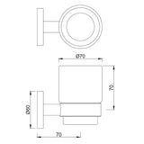 TUMBLER HOLDER - JAQUAR FAUCETS -  ( BLACK MATT - CONTINENTAL ACC. - 0x0 mm - 0inchx0inch )