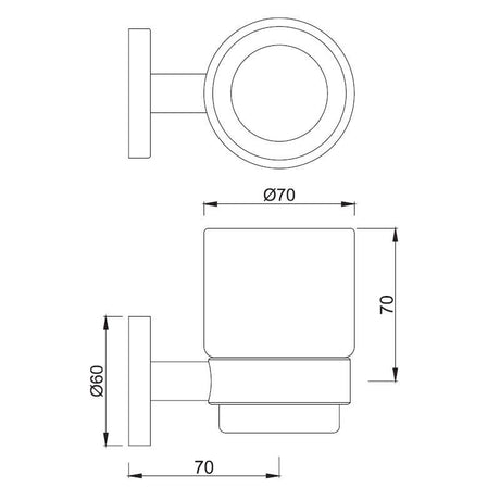 TUMBLER HOLDER - JAQUAR FAUCETS -  ( GOLD MATT PVD - CONTINENTAL ACC. - 0x0 mm - 0inchx0inch )