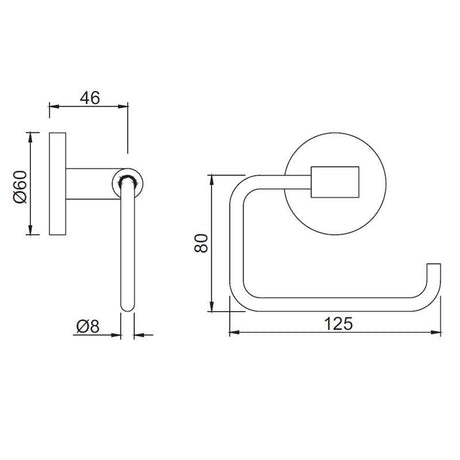 TOILET ROLL HOLDER - JAQUAR FAUCETS -  ( GRAPHITE - CONTINENTAL ACC. - 0x0 mm - 0inchx0inch )