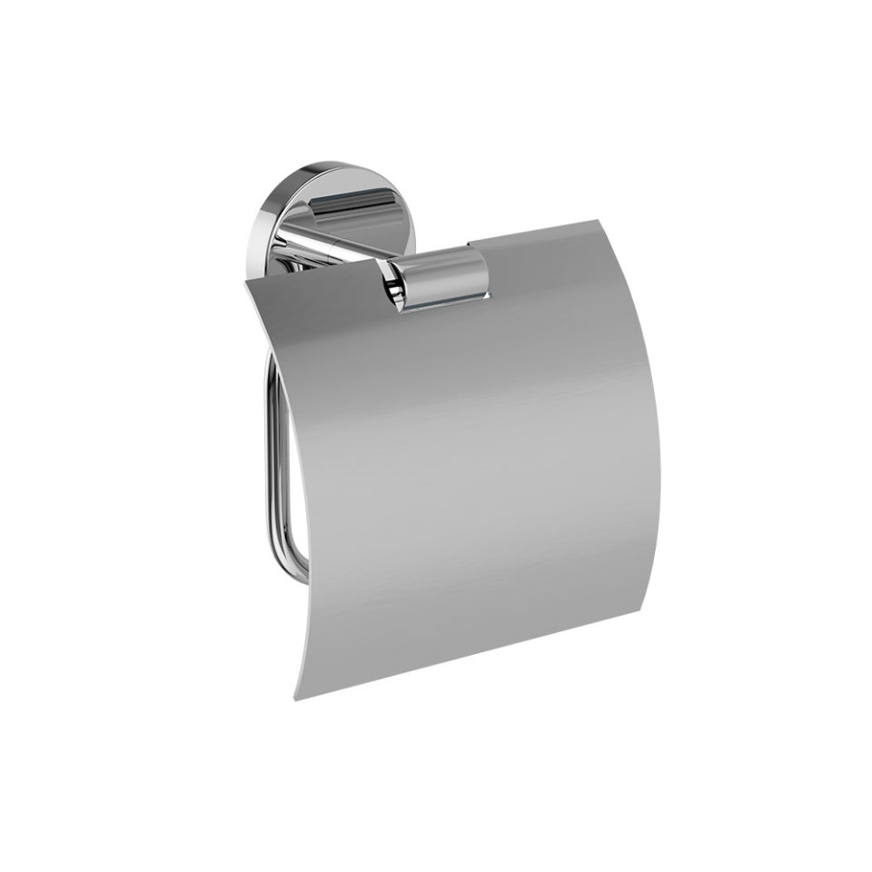 Jaquar Toilet Roll Holder With Stainless Steel Flap, Chrome, view 1