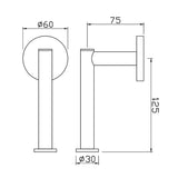 SPARE TOILET ROLL HOLDER - JAQUAR FAUCETS -  ( ANTIQUE COPPER - CONTINENTAL ACC. - 0x0 mm - 0inchx0inch )